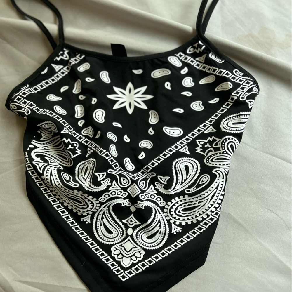 SHEIN bandana top